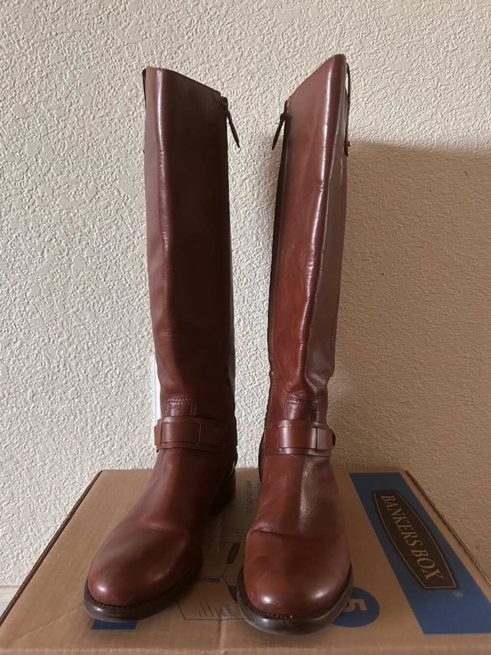 Tory Burch Brown Leather Tall Riding Boots – Size 8M